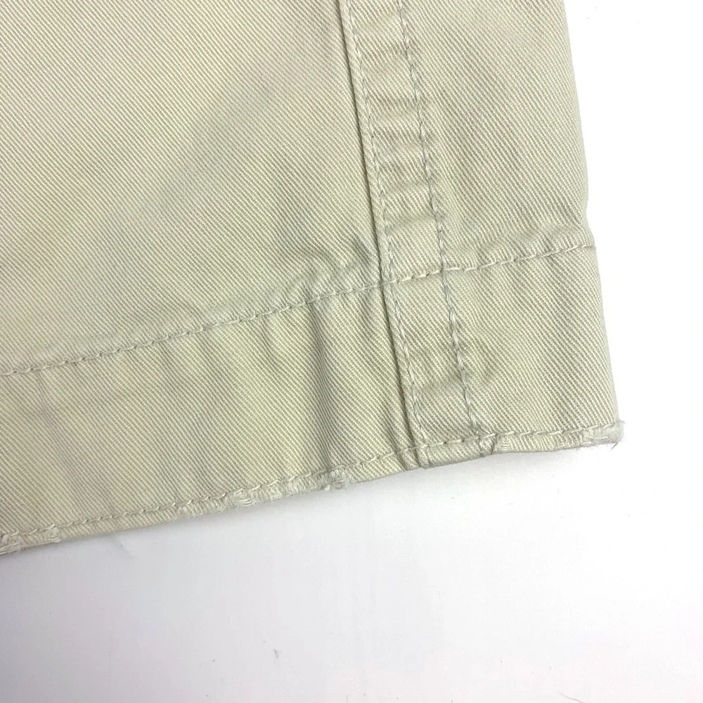 American Eagle Outfitters AEO Longer Length Mens Shorts Sz 28 Flat‎ Front Chino